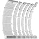 Antec White Sleeved PSU Extension Cable Kit - 6 Pack 300mm