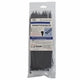 Nylon 66 Cable Ties 200x2.5mm Black - 100 Pack Self-Locking 11kg