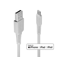 Lindy 2m MFi Certified Lightning to USB-A Cable White 480Mbps