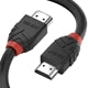 LINDY 36474 5m HDMI 2.0 High Speed cable with Ethernet, supports 4096x2160@60Hz, black color.