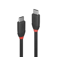 LINDY USB-C 3.2 Cable 20Gbps 1m Black - Gen 2x2 Type-C Male