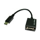 DisplayPort to VGA Adapter Cable 0.15m Black 1080p Digital Converter