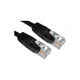CAT6 Ethernet Cable 0.25m Black - Copper UTP RJ45 Patch Lead