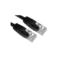 CAT6 Ethernet Cable 0.25m Black - Copper UTP RJ45 Patch Lead