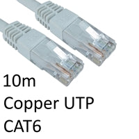 CAT6 Ethernet Cable 10m White - Full Copper UTP Gigabit RJ45