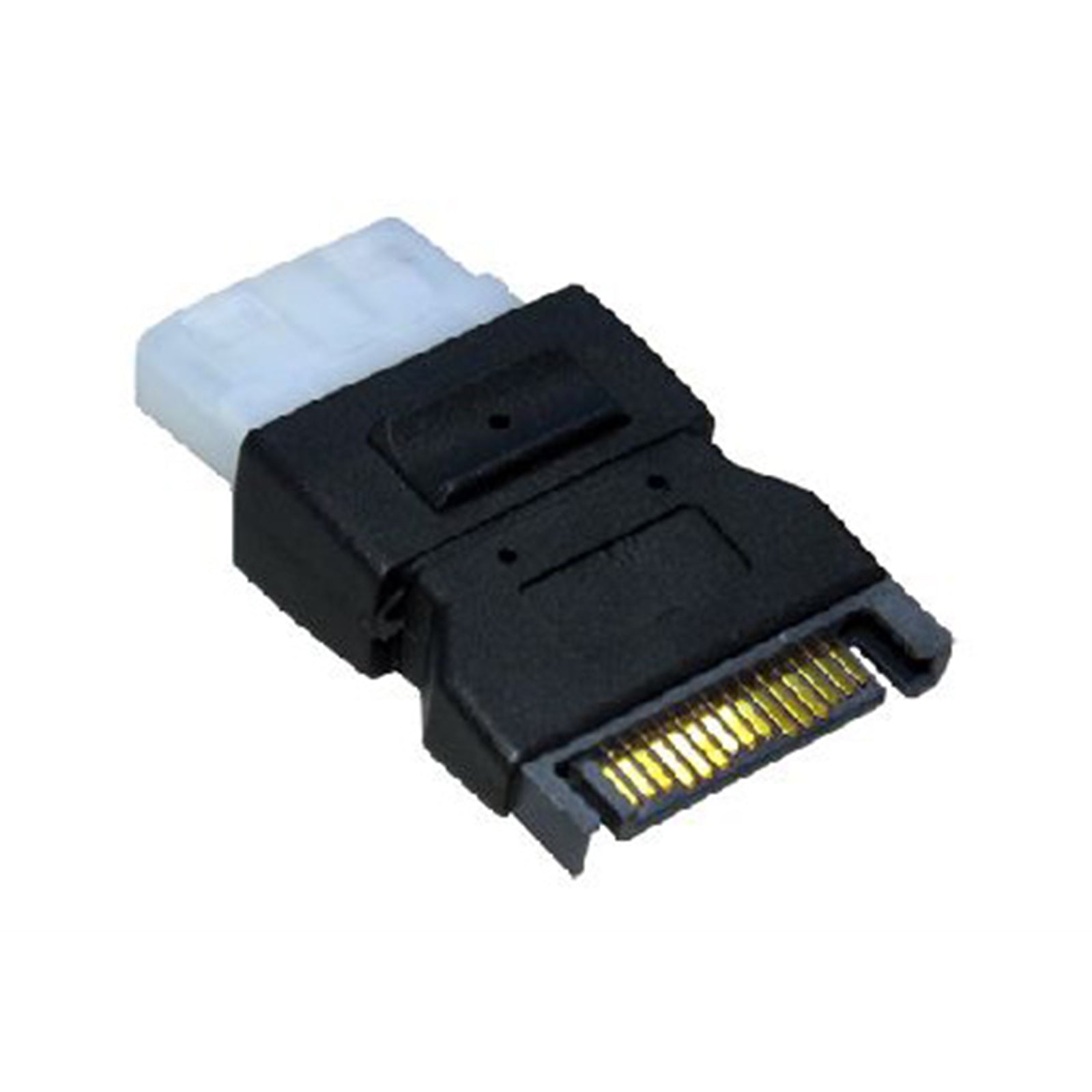 4-Pin Molex to SATA Power Adapter Cable - Gold Contacts