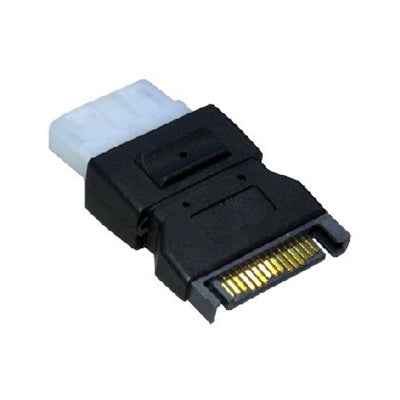 4-Pin Molex to SATA Power Adapter Cable - Gold Contacts