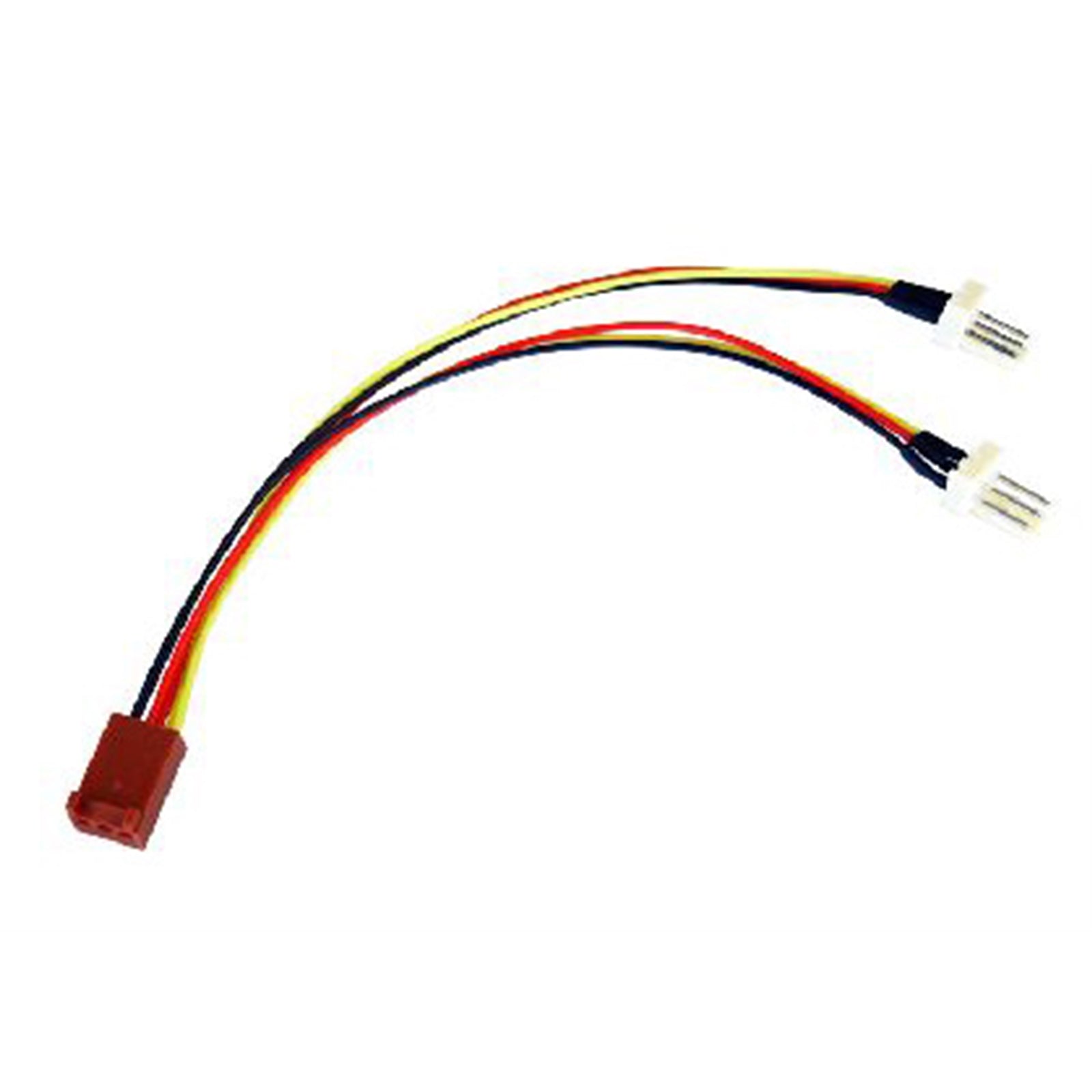 3-Pin PC fan splitter cable, 15cm length, 1 female to 2 male adapter by Globoshop, for connecting multiple fans.