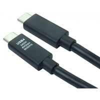 USB4 Certified Cable 40Gbps 240W EPR USB-C 1M Black