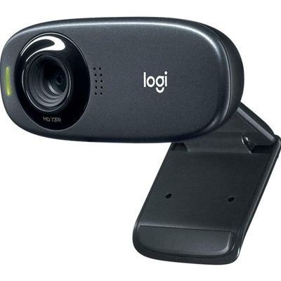 Logitech C310 HD 720p Webcam - RightLight 2, USB-A, Black