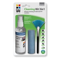 Colorway Screen Cleaner Kit - 3-in-1 Microfiber & Streak-Free Solution