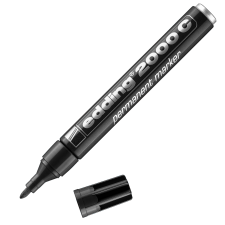 edding 2000C Permanent Marker Black Box of 10
