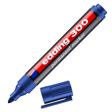 edding 300 Permanent Makrer A8 Bullet Blue Box of 10
