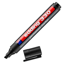 edding 330 Permanent Marker A8 Black Box of 10