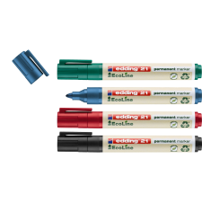 edding 21/4 S EcoLine permanent marker Pack of 4