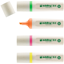 edding 24-4 S EcoLine highlighter set Pack of 4