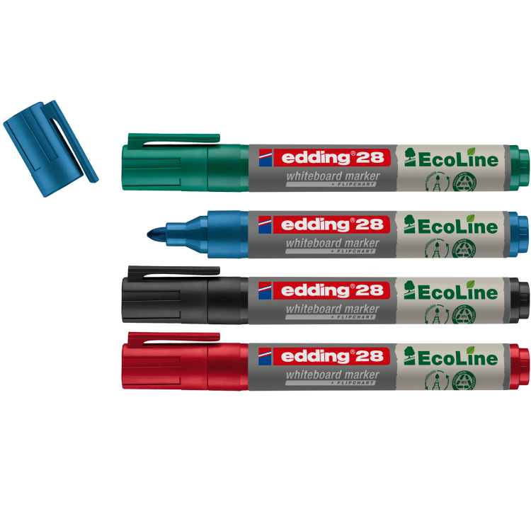 edding 28-4 S Ecoline whiteboard marker A5  Pack of 4