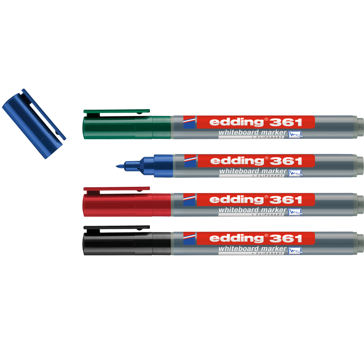 edding 361 whiteboard marker Pack of 4