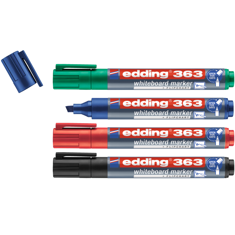 edding 363 whiteboard marker Pack of 4