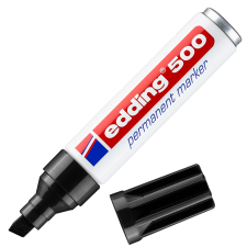 edding 500 Permanent Marker Black Box of 10