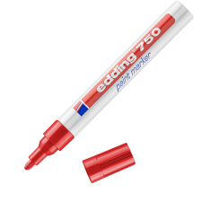 edding 750 Paint marker Red Box of 10