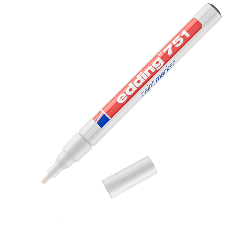 edding 751 Paint marker White Box of 10