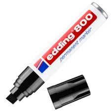 edding 800 Permanent Marker Black Box of 5