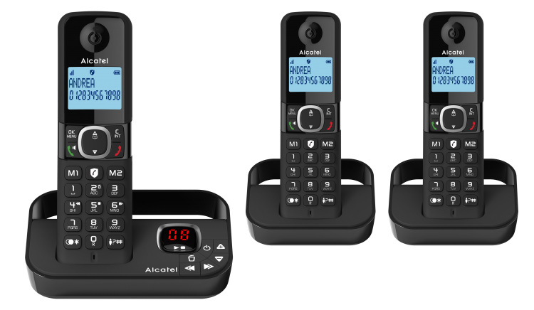 Alcatel F860 Trio DECT Call Block Telephone and Answer Machine