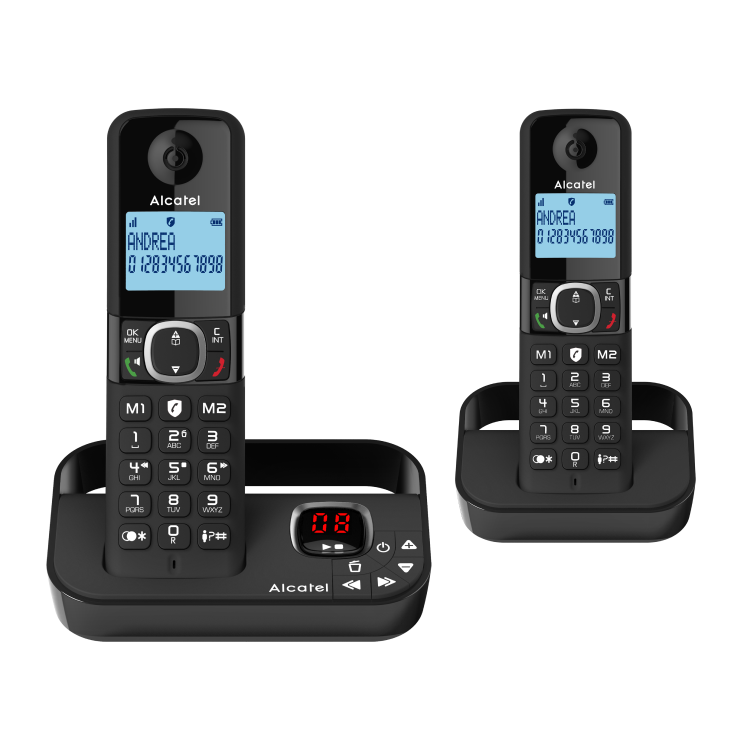 Alcatel F860 Twin DECT Call Block Telephone and Answer Machine