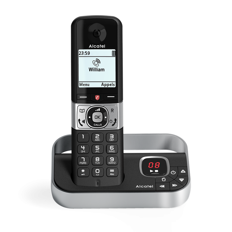 Alcatel F890 Single DECT Call Block Telephone and Answer Machine