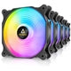 Antec F12 Racing ARGB 120mm PWM Fan 3-Pack - Hydraulic Bearing
