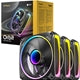 Antec Orbit 120 ARGB PWM Fan 3-Pack - 28mm FDB 2000 RPM Black