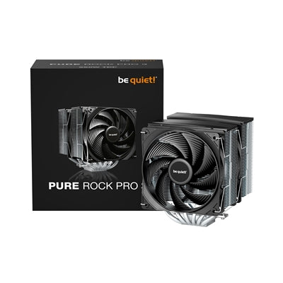be quiet! Pure Rock Pro 3 CPU Cooler - 250W TDP, 6 Copper Heat Pipes, Dual 120mm PWM