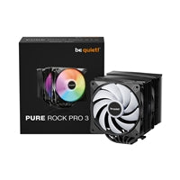 be quiet! Pure Rock Pro 3 LX CPU Cooler - 250W TDP, 6 Heat Pipes, ARGB