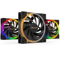 be quiet! Light Wings 120mm RGB Fan 3-Pack Black - High-Speed PWM