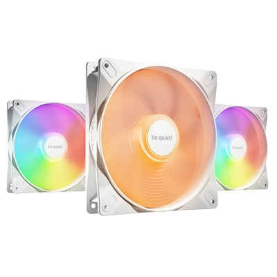 be quiet! Light Wings LX 140mm PWM High-Speed ARGB Fan White 3-Pack
