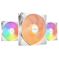 be quiet! Light Wings LX 140mm PWM High-Speed ARGB Fan White 3-Pack
