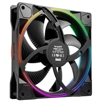 be quiet! Light Wings 140mm PWM Reverse ARGB Fan - Black 25.5dB
