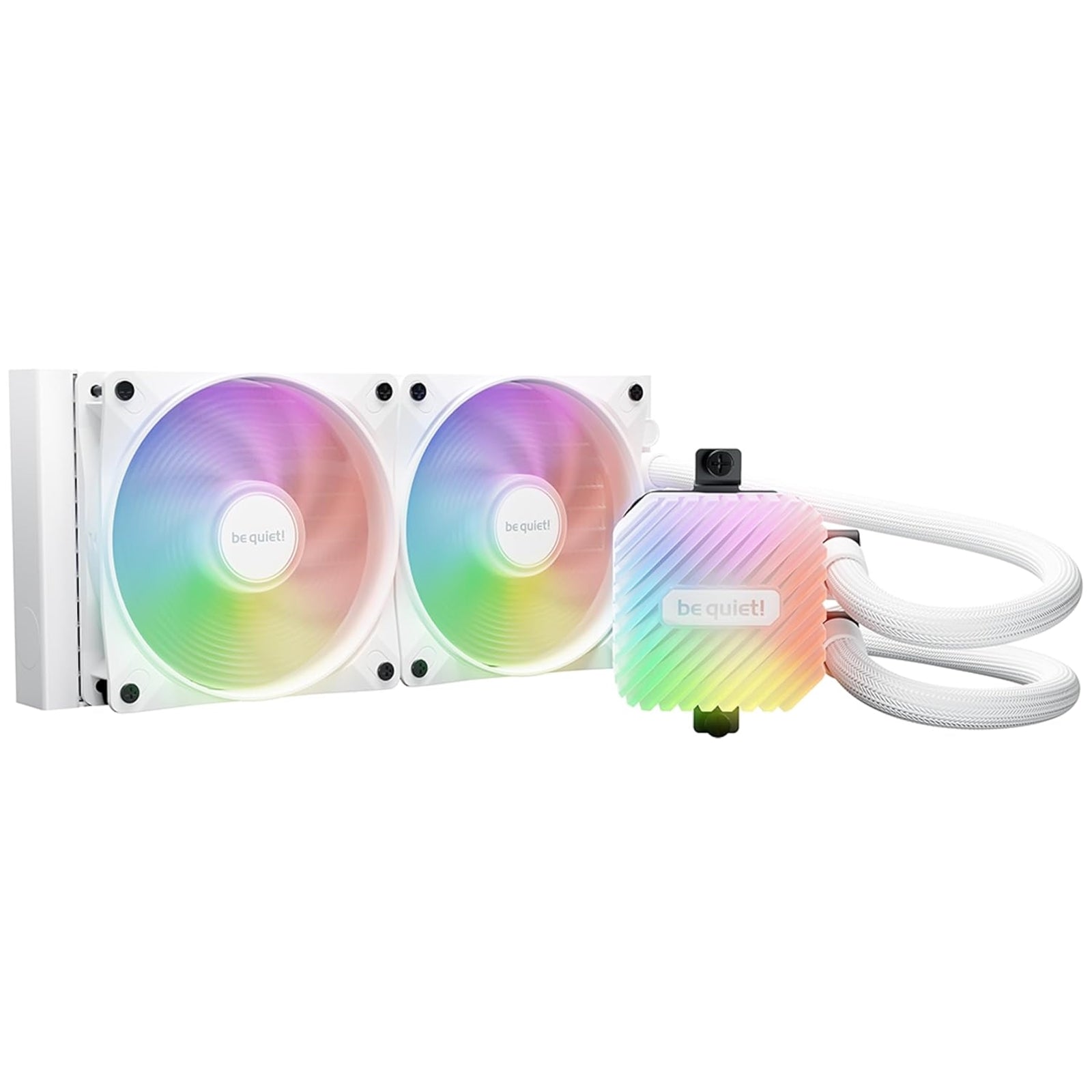 be quiet! Light Loop 240mm AIO Liquid Cooler White ARGB Refillable