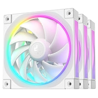 DeepCool FL12 120mm ARGB PWM Fan 3-Pack White Fluid Dynamic