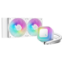 DeepCool LE240 V2 White 240mm AIO Liquid Cooler ARGB Aluminum