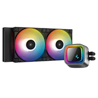 DeepCool LS520 240mm AIO Liquid CPU Cooler ARGB Black Copper