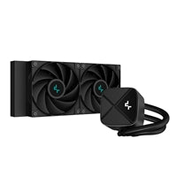 DeepCool LS520S Zero Dark 240mm AIO Liquid Cooler - Aluminum Black