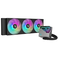 DeepCool LT360 360mm AIO Liquid CPU Cooler - ARGB Black Aluminum