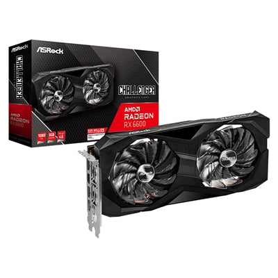 ASRock RX 6600 Challenger D 8GB GDDR6 Graphics Card 7nm Dual Fan