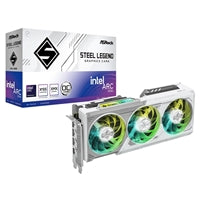 ASRock Arc B580 Steel Legend OC 12GB GDDR6 White RGB Graphics Card