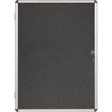 Bi-Office Encore Grey Felt Lockable Board 16 x A4 sheets