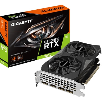 Gigabyte RTX 3050 WINDFORCE OC V2 6GB GDDR6 Graphics Card