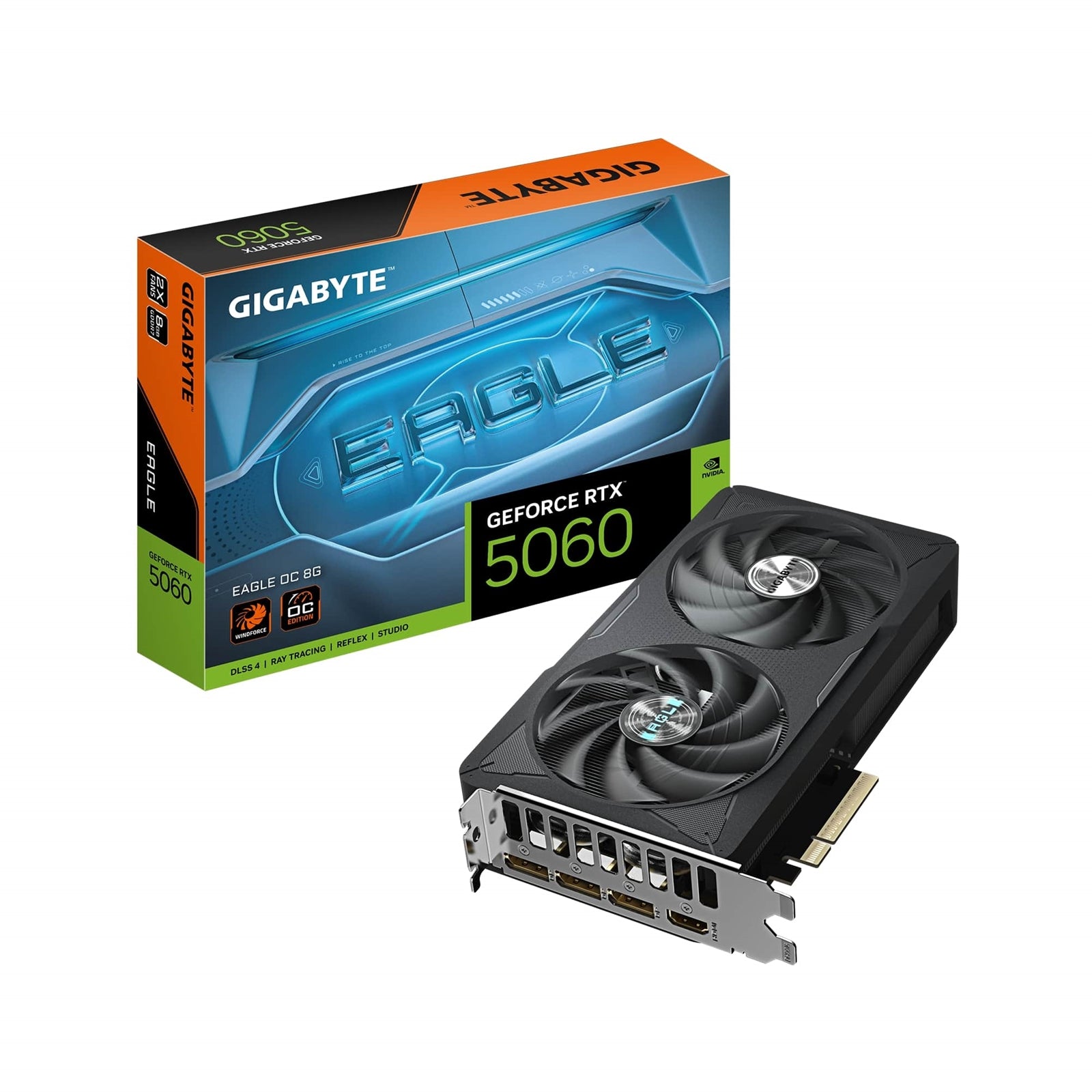 GIGABYTE RTX 5060 EAGLE OC 8GB GDDR7 Graphics Card - Dual-Fan