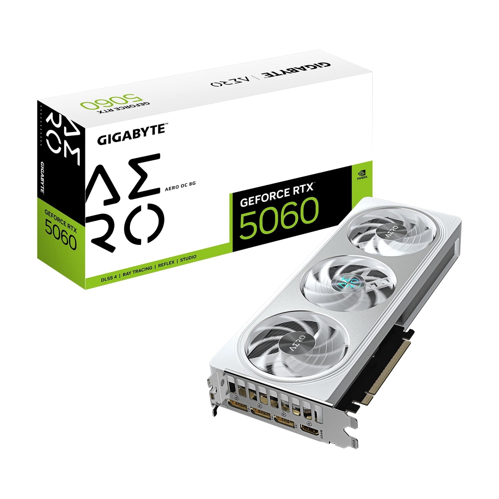 Gigabyte RTX 5060 Aero OC 8GB GDDR7 Graphics Card - Triple Fan